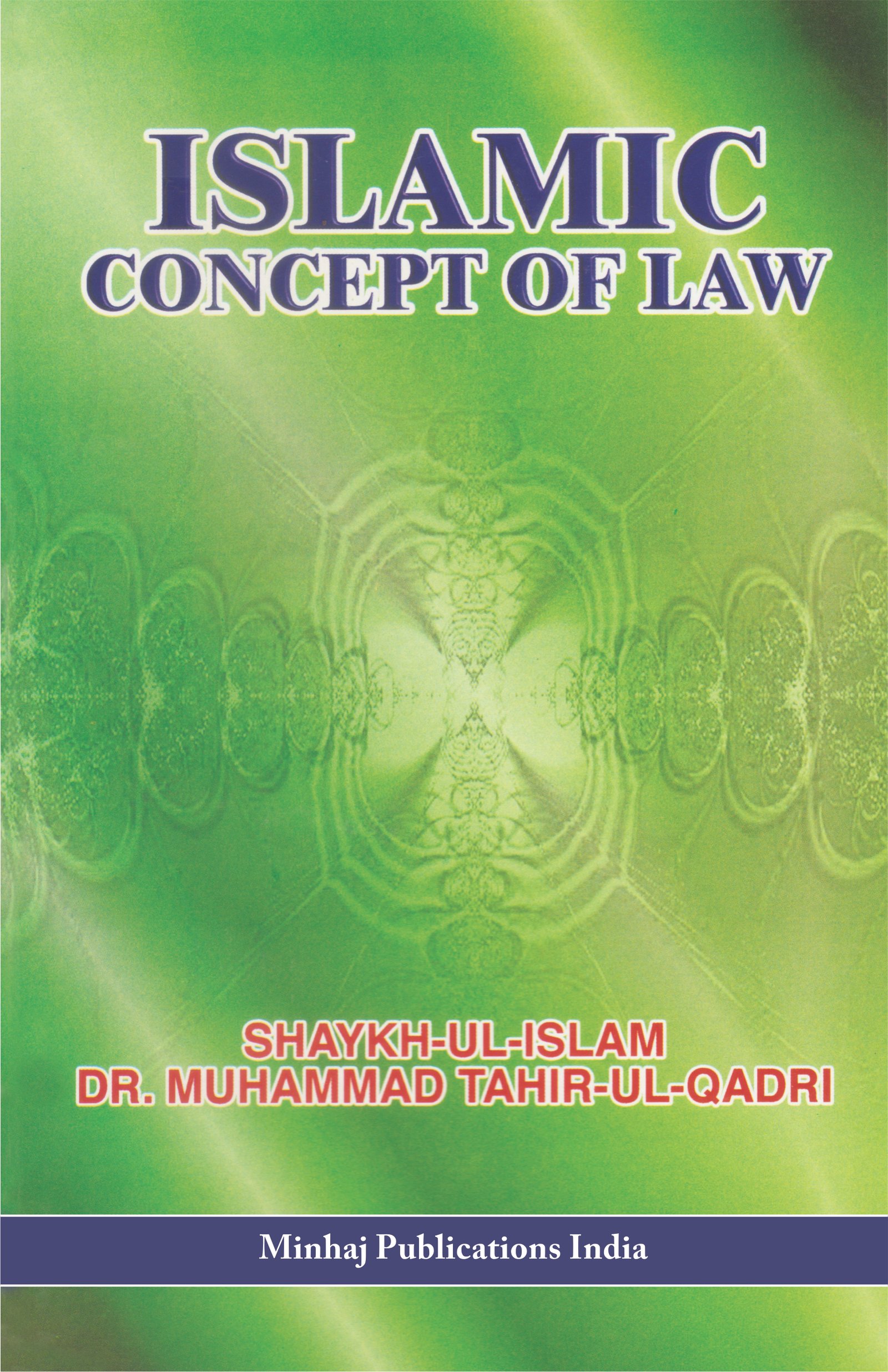 BQ-0026 Islamic Concept of Law - Front ISLAMIC CONCEPT OF LAW - Image 1