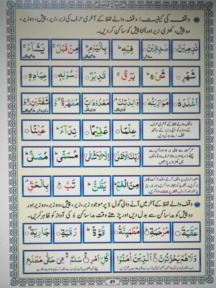 Minhaj Noorni Qaida (Guide Qaida) (Large Size Color full) - Image 7
