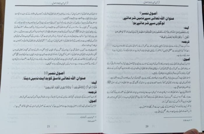 Fahmul Quran (Kamiyab Zindagi ke Liye Qurane Majeed Ke 365 Usool)  Part:1 & Part:2 (Urdu) - Image 4