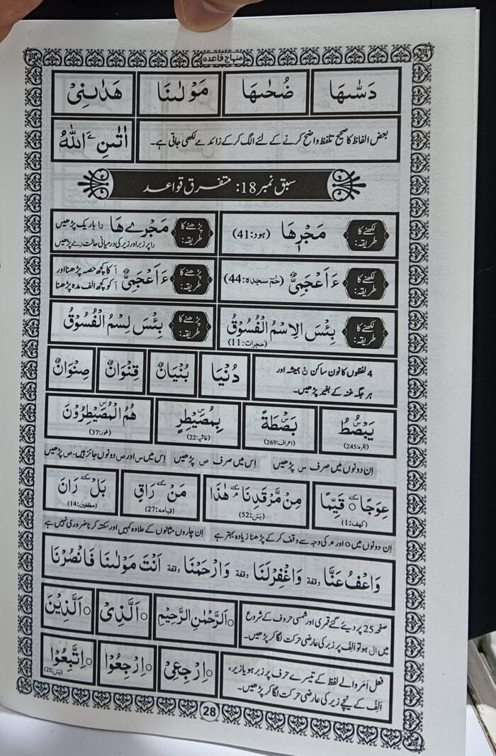 Minhaj Noorni Qaida  Black & White - Image 5