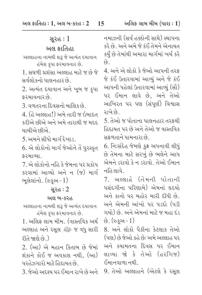 Irfan-ul-Quran Only Gujarati Translation (Gujarati) - Image 2
