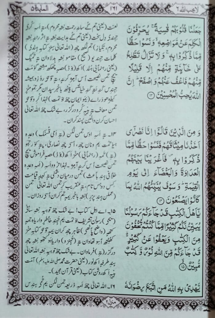 (Kashmiri) Irfan-ul-Quran (Kashmiri Tarjuma With Arabic Aayat) - Image 5