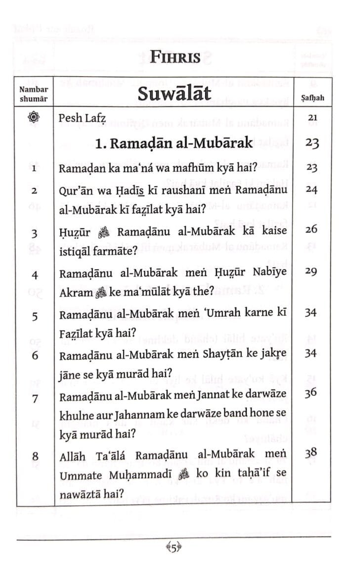 Silsila-e-Talimat-e-Islam (6) Rozah aur Itikaf (Fazail o Masail)  (Roman Urdu) - Image 2