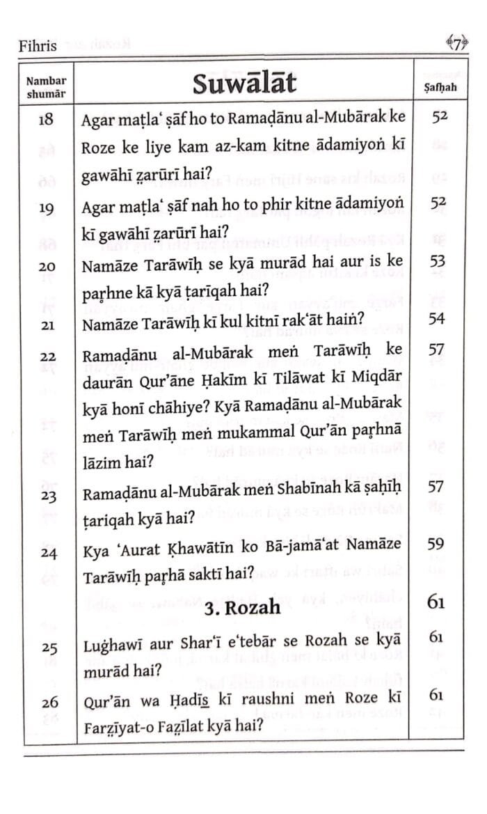 Silsila-e-Talimat-e-Islam (6) Rozah aur Itikaf (Fazail o Masail)  (Roman Urdu) - Image 3