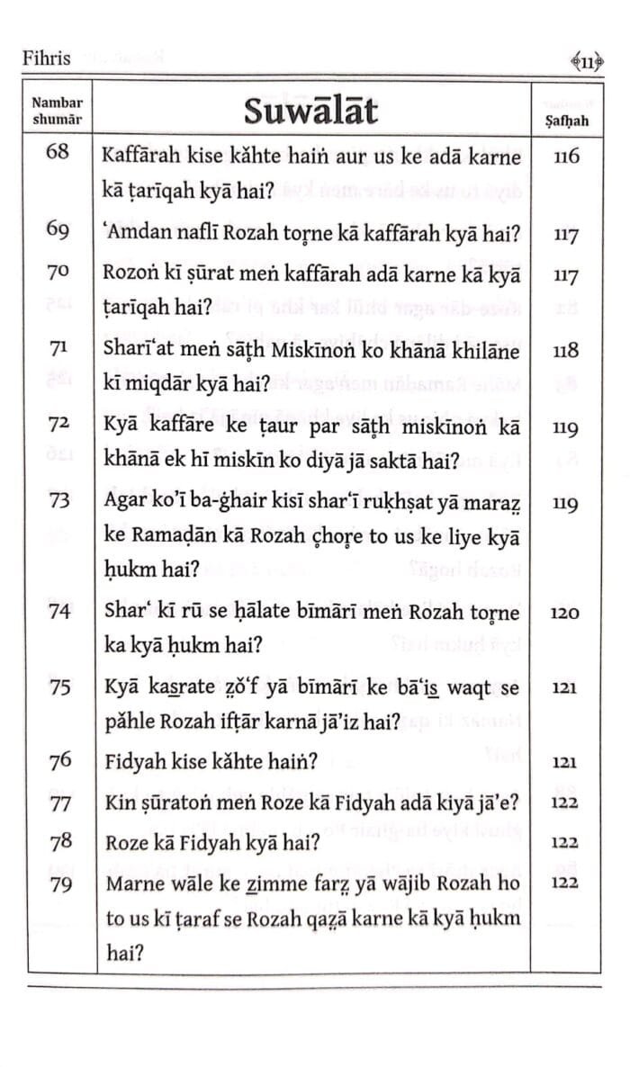 Silsila-e-Talimat-e-Islam (6) Rozah aur Itikaf (Fazail o Masail)  (Roman Urdu) - Image 10