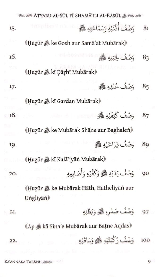 Huzur Nabiye Akram ka Paikare Jamal (Roman Urdu) - Image 3