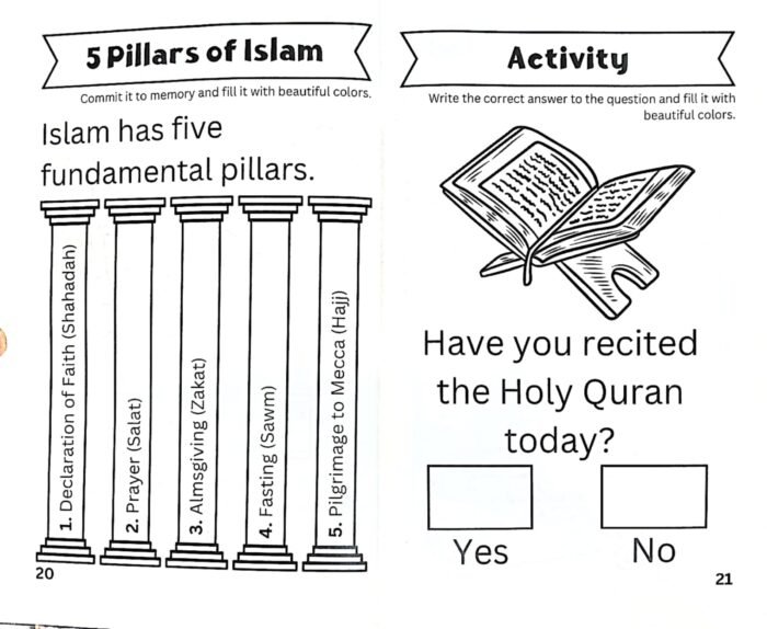 5 Pillars of Islam (Activity Book) (English) - Image 3
