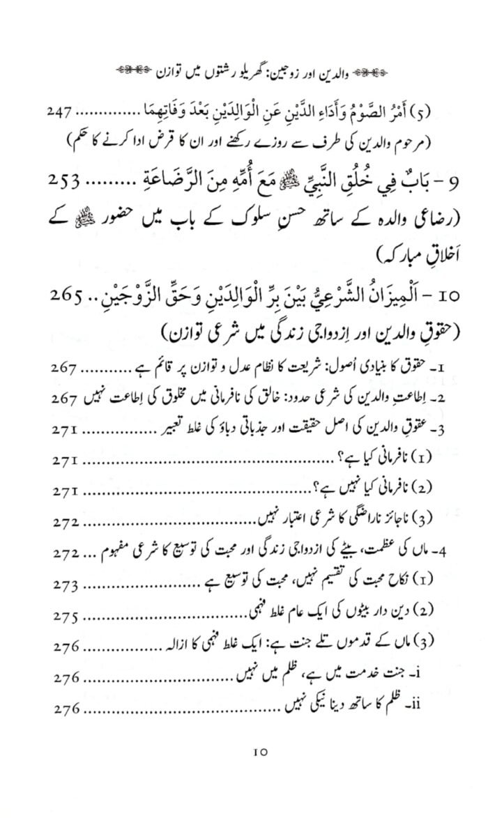 Walidain aur Zaujain: Gharailu Rishton mein Tawazun (Quran o Hadith ki Roshni mein) - Image 5