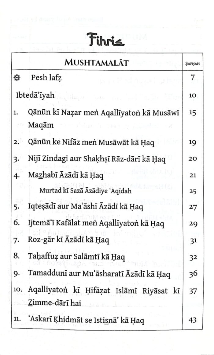 Islam men Aqalliyaton ke Huquq  (Roman Urdu) - Image 2