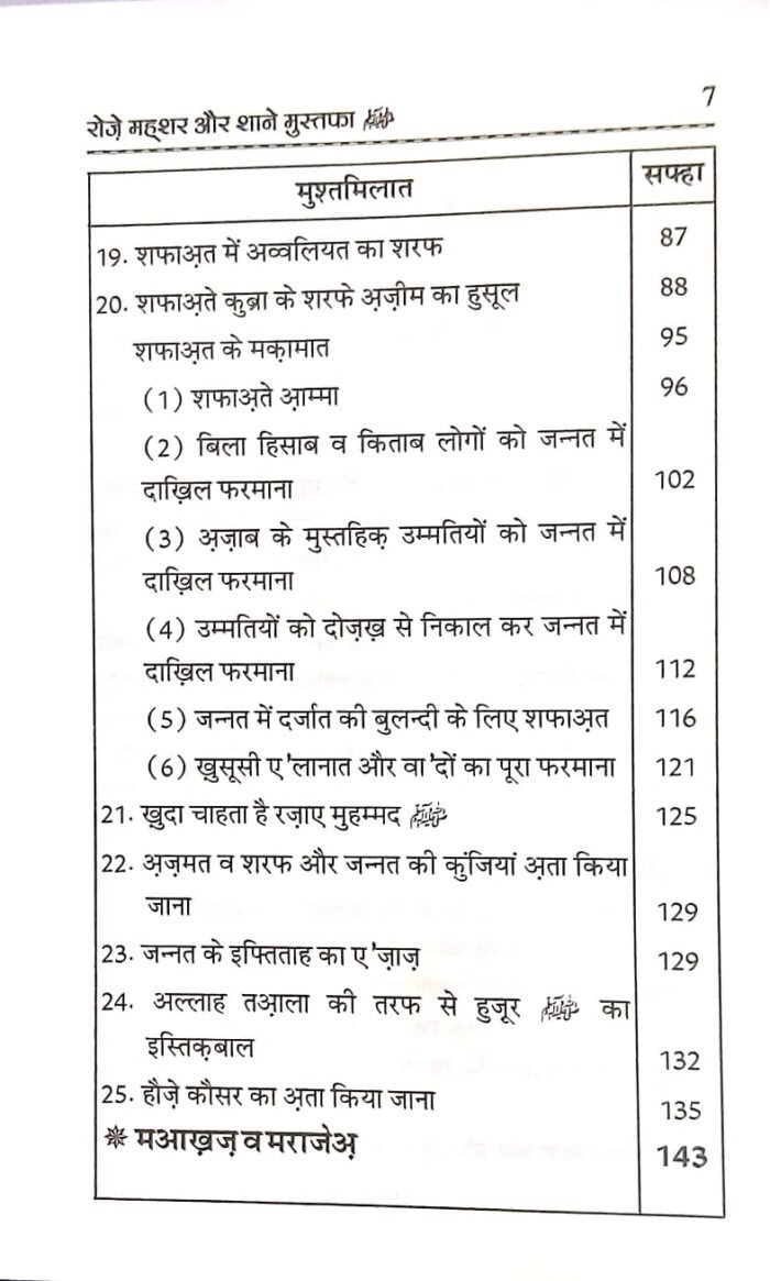 Roze Mehsar Awr Shan-e-Mustufa(ﷺ) (Hindi) - Image 4
